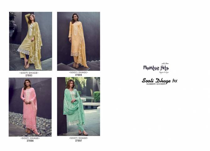 Mumtaz Sooti Dhaga Nx Printed Cotton Dress Material

